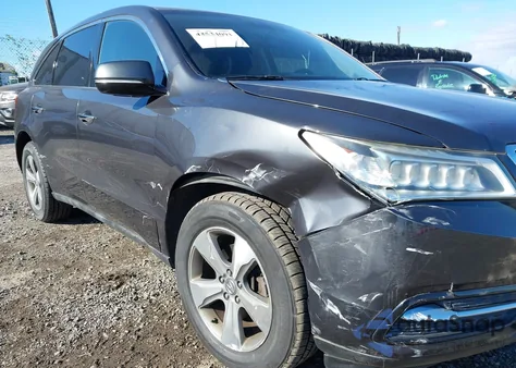 2014 Acura Mdx из США, поврежденный, VIN 5FRYD4H29EB033963